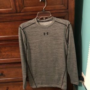 Grey Under Armour compression shirt